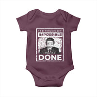 Nelson Mandela Baby Onesie It Always Seems Impossible Until It's Done