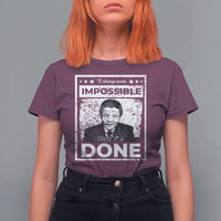 Nelson Mandela T Shirt For Women It Always Seems Impossible Until It's Done