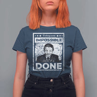 Nelson Mandela T Shirt For Women It Always Seems Impossible Until It's Done