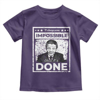 Nelson Mandela Toddler T Shirt It Always Seems Impossible Until It's Done