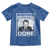 Nelson Mandela Toddler T Shirt It Always Seems Impossible Until It's Done