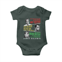 James Baldwin Baby Onesie Famous Quotes Nothing Can Be Changed Until It Is Faced