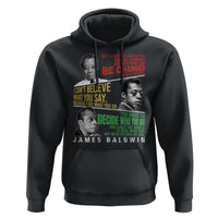 James Baldwin Hoodie Famous Quotes Nothing Can Be Changed Until It Is Faced