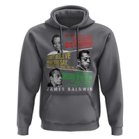 James Baldwin Hoodie Famous Quotes Nothing Can Be Changed Until It Is Faced