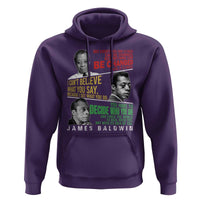 James Baldwin Hoodie Famous Quotes Nothing Can Be Changed Until It Is Faced