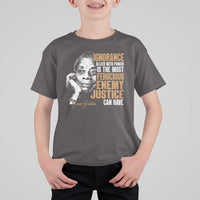 James Baldwin T Shirt For Kid Ignorance Allied With Power Is The Most Ferocious Enemy Justice Can Have