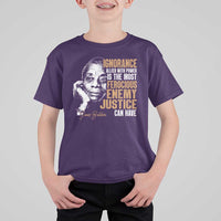 James Baldwin T Shirt For Kid Ignorance Allied With Power Is The Most Ferocious Enemy Justice Can Have