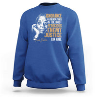 James Baldwin Sweatshirt Ignorance Allied With Power Is The Most Ferocious Enemy Justice Can Have