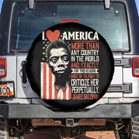 James Baldwin Spare Tire Cover I Love America More Than Any Country In The World