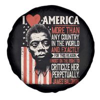 James Baldwin Spare Tire Cover I Love America More Than Any Country In The World