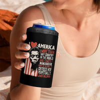 James Baldwin 4 in 1 Can Cooler Tumbler I Love America More Than Any Country In The World