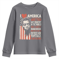 James Baldwin Youth Sweatshirt I Love America More Than Any Country In The World