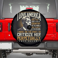 James Baldwin Spare Tire Cover I Love America More Than Any Country In The World Black History