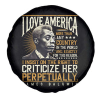 James Baldwin Spare Tire Cover I Love America More Than Any Country In The World Black History