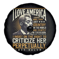 James Baldwin Spare Tire Cover I Love America More Than Any Country In The World Black History