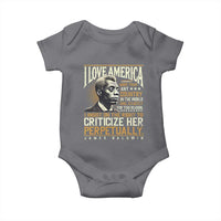 James Baldwin Baby Onesie I Love America More Than Any Country In The World Black History