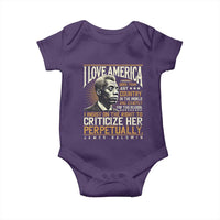 James Baldwin Baby Onesie I Love America More Than Any Country In The World Black History