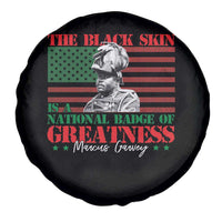 Marcus Garvey Spare Tire Cover The Black Skin Is A National Badge Of Greatness African American Flag
