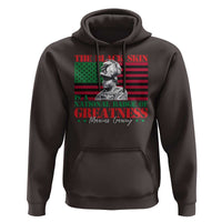 Marcus Garvey Hoodie The Black Skin Is A National Badge Of Greatness African American Flag
