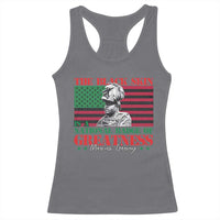 Marcus Garvey Racerback Tank Top The Black Skin Is A National Badge Of Greatness African American Flag