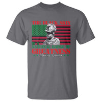 Marcus Garvey T Shirt The Black Skin Is A National Badge Of Greatness African American Flag