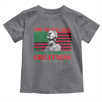 Marcus Garvey Toddler T Shirt The Black Skin Is A National Badge Of Greatness African American Flag