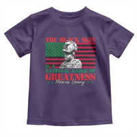 Marcus Garvey Toddler T Shirt The Black Skin Is A National Badge Of Greatness African American Flag