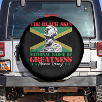 Marcus Garvey Spare Tire Cover The Black Skin Is A National Badge Of Greatness Jamaican Flag