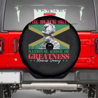 Marcus Garvey Spare Tire Cover The Black Skin Is A National Badge Of Greatness Jamaican Flag