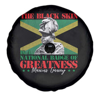 Marcus Garvey Spare Tire Cover The Black Skin Is A National Badge Of Greatness Jamaican Flag