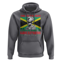 Marcus Garvey Hoodie The Black Skin Is A National Badge Of Greatness Jamaican Flag