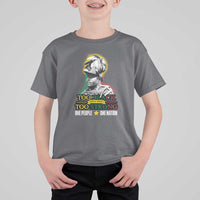 Marcus Garvey T Shirt For Kid Too Black Too Strong One People One Nation
