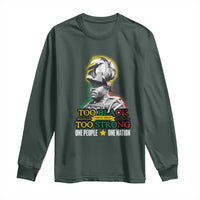 Marcus Garvey Long Sleeve Shirt Too Black Too Strong One People One Nation