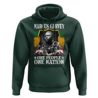 Marcus Garvey Hoodie One People One Nation Jamaica Legends Rasta