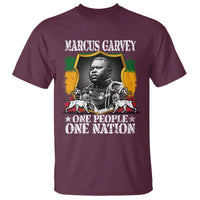 Marcus Garvey T Shirt One People One Nation Jamaica Legends Rasta