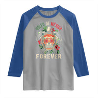 Golfo De Mexico Forever Raglan Shirt Sea Turtle Mexican Sugar Skull