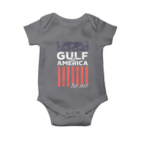 Gulf Of America Baby Onesie Est 2025 American Flag Gulf Mexico