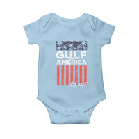 Gulf Of America Baby Onesie Est 2025 American Flag Gulf Mexico