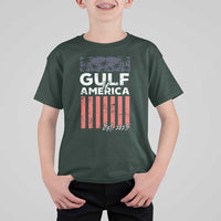 Gulf Of America T Shirt For Kid Est 2025 American Flag Gulf Mexico