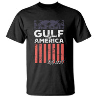 Gulf Of America T Shirt Est 2025 American Flag Gulf Mexico
