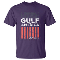 Gulf Of America T Shirt Est 2025 American Flag Gulf Mexico