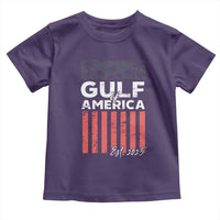 Gulf Of America Toddler T Shirt Est 2025 American Flag Gulf Mexico
