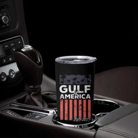 Gulf Of America Tumbler Cup Est 2025 American Flag Gulf Mexico
