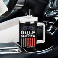 Gulf Of America Tumbler With Handle Est 2025 American Flag Gulf Mexico