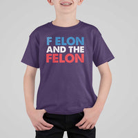 F Elon And The Felon T Shirt For Kid