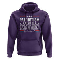 Patriotism Does Not Mean To Stand By The President Hoodie Theodore Roosevelt Teddy