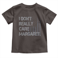 JD Vance Toddler T Shirt I Don't Really Care Margaret American Flag