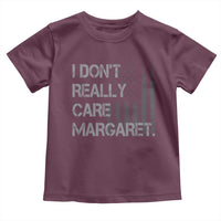 JD Vance Toddler T Shirt I Don't Really Care Margaret American Flag