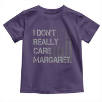 JD Vance Toddler T Shirt I Don't Really Care Margaret American Flag