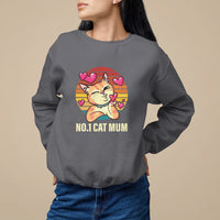 Mother's Day Cat Lover Sweatshirt No.1 Cat Mum Mother Of Cats - Wonder Print Shop